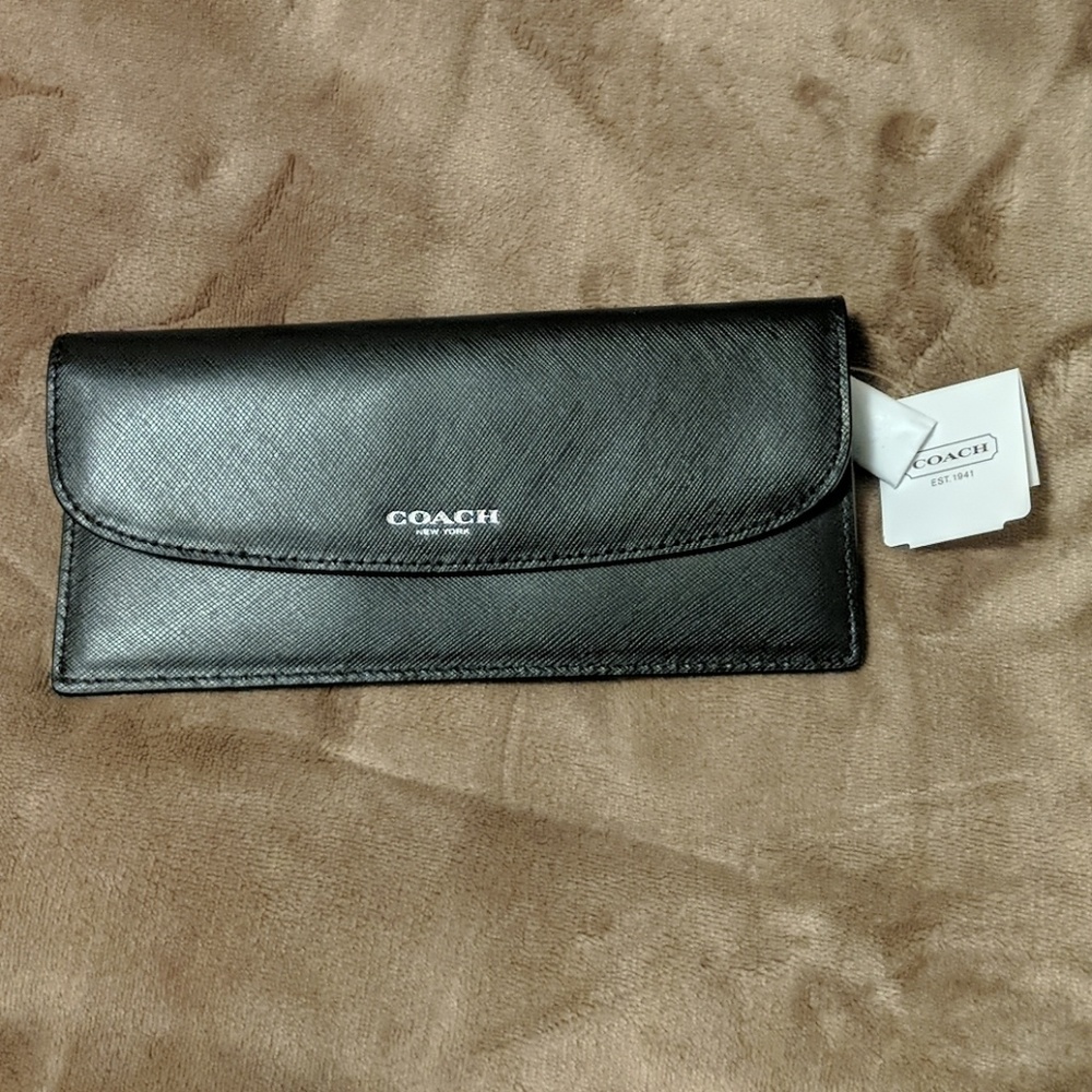 Slim coach wallet